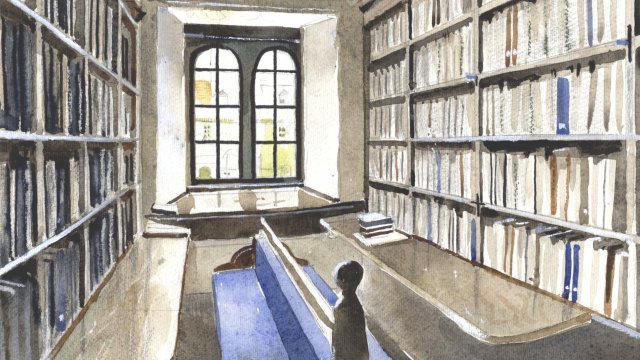 Library Watercolour